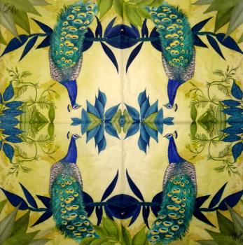 001 Pfau - 3-lagig - Adriana Cirstea